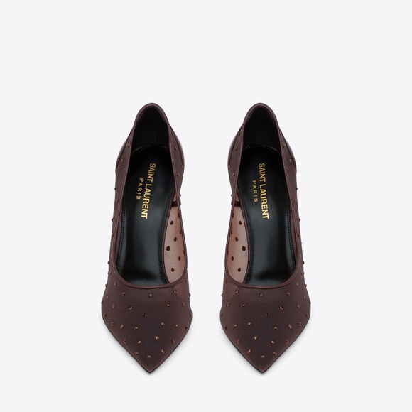 YSL ANJA PUMPS IN RHINESTONE MESH - Picture 2 of 4